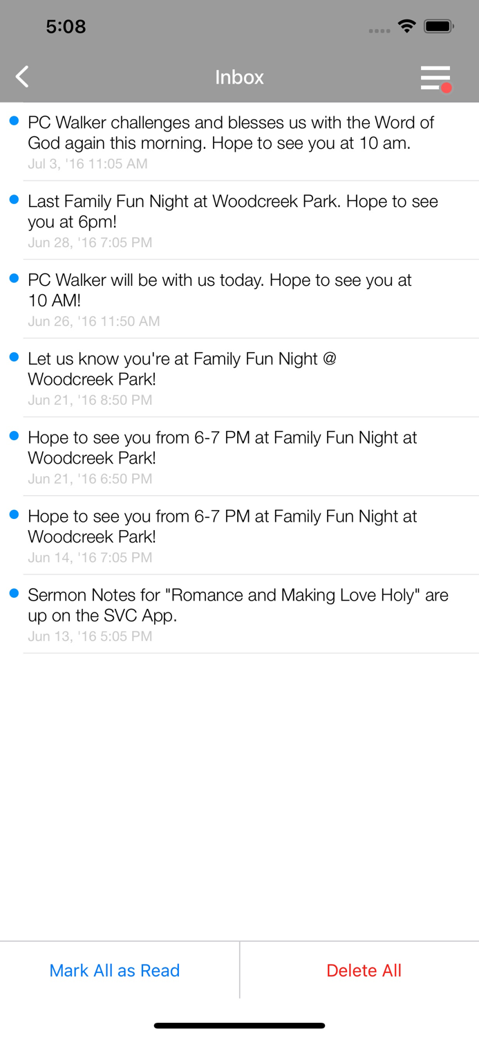 Solano Valley Church App