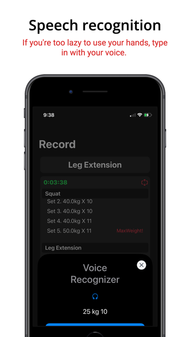 StrongerLab: Workout Log Screenshot