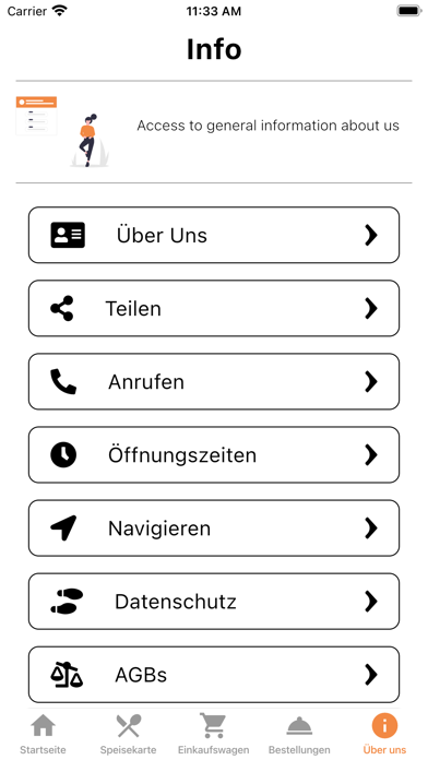 Pritis Pizzaservice Screenshot