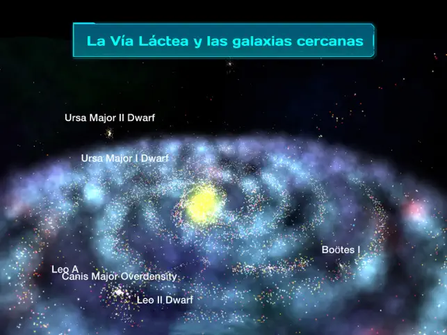 Screenshot 1 Mapa de la galaxia iphone