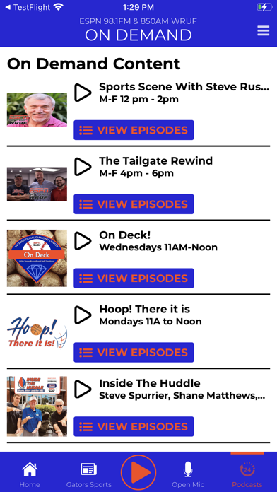 ESPN 98.1FM & 850AM WRUF Screenshot