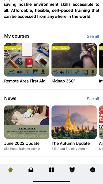 Silk Road Training Screenshot