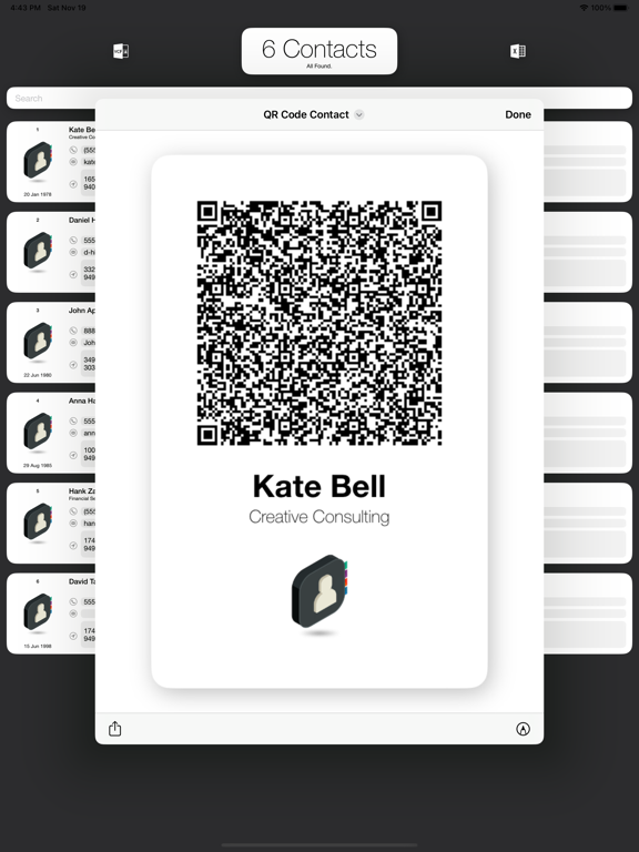 Screenshot #6 pour Excel Contacts