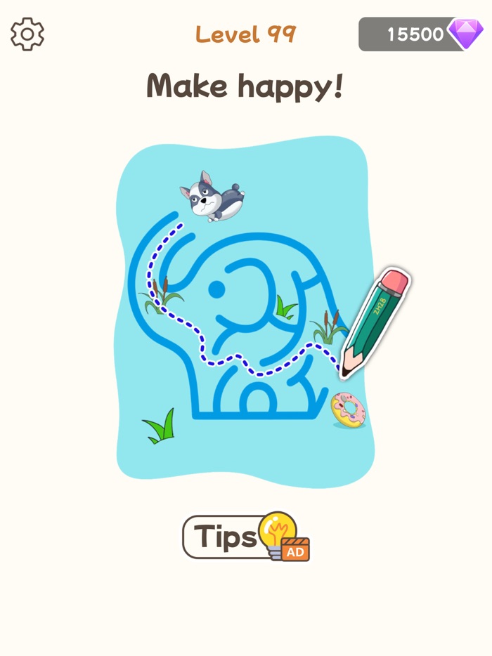 Happy Draw Puzzle-Animal story
