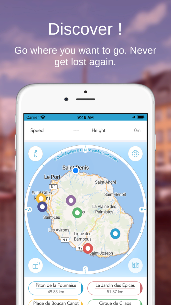 La Réunion OffLine Map