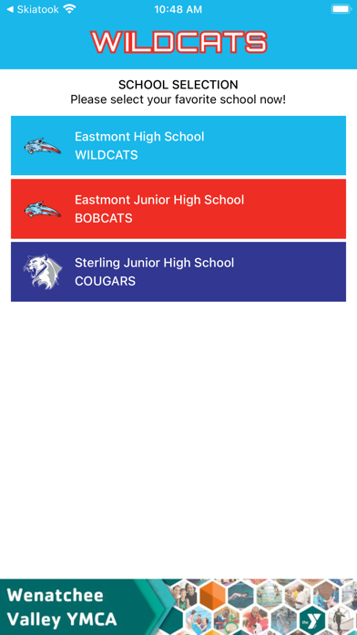Eastmont Wildcats Athletics Screenshot