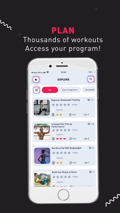 Sportist - Fitness & Exercises Screenshot