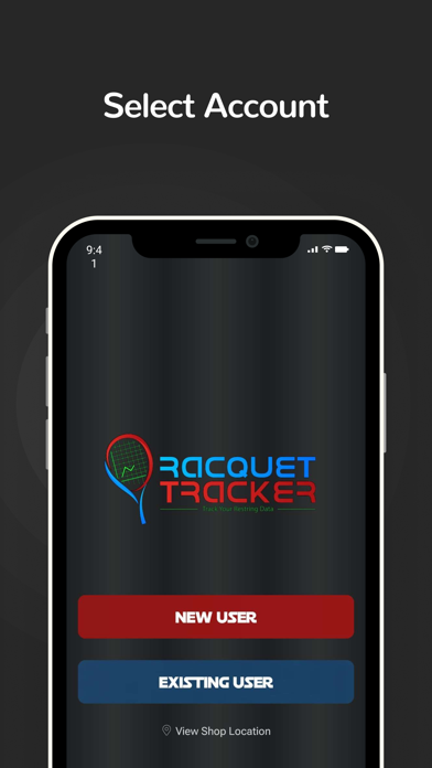 Screenshot 4 of Racquet Tracker App