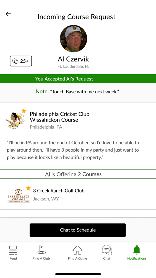 #3. GolfBevy (iOS) 由: Find A Game