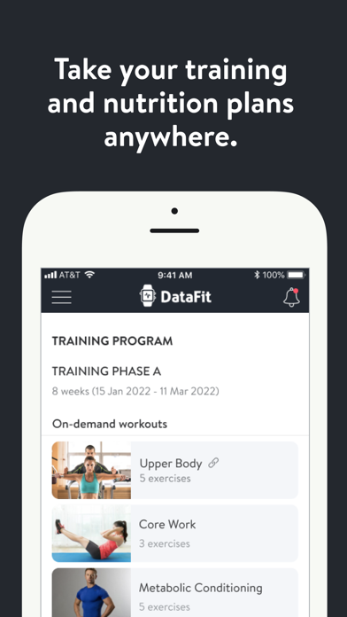 DataFit App Screenshot