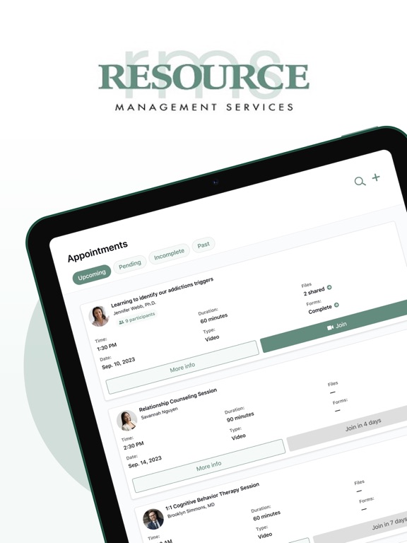 RMSLA iPad screenshot 1 - Medical app