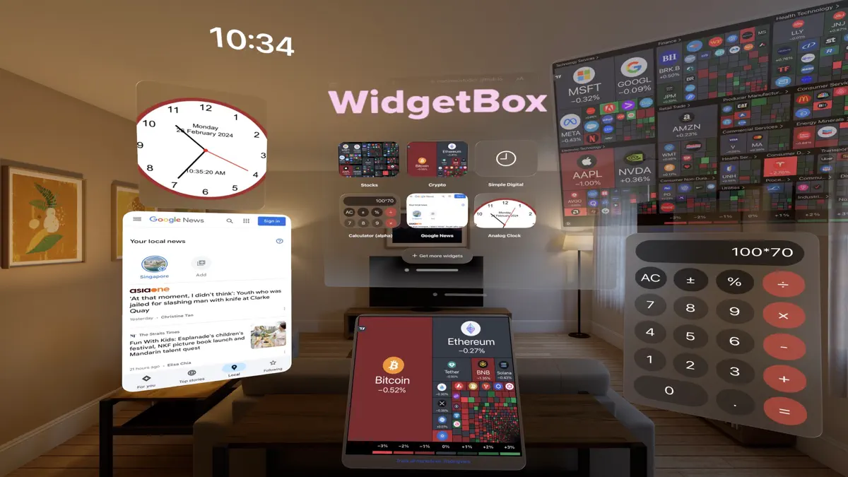 Widget Box - Vision Widgets screenshot 1