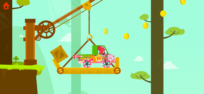 Dinosaur Car games for kids