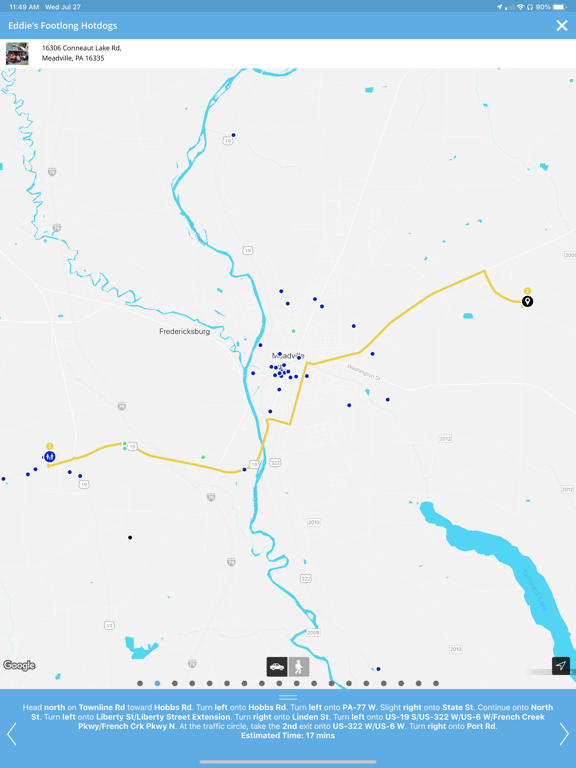 Visit Crawford iPad screenshot 10 - Travel app