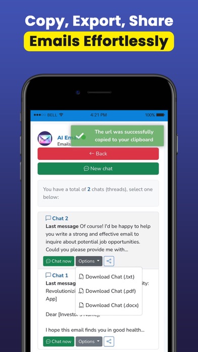 Smart: AI Email Writer App Screenshot