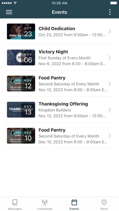 Victory Church Ohio Screenshot