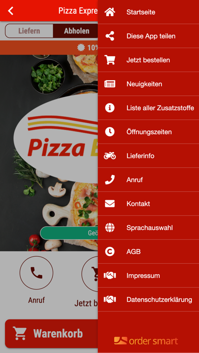 Pizza Express Bredstedt Screenshot