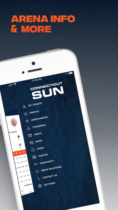 Connecticut Sun iPhone screenshot 5 - Sports app