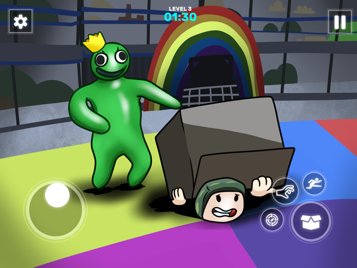 Rainbow Green Monster