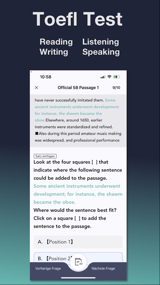 #1. TOEFL Practice | Test (macOS) 由: 志桂 李