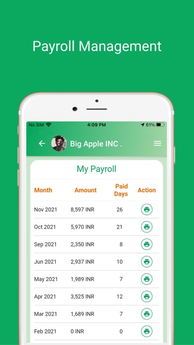 Payroll & HRMS App - ubiHRM Screenshot