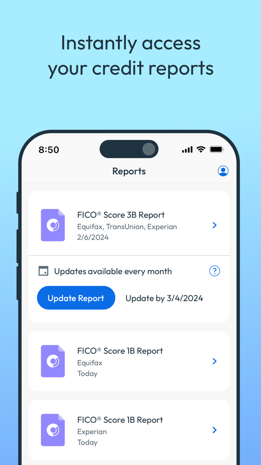 #4. myFICO - FICO Score Monitoring (iOS) By: FICO