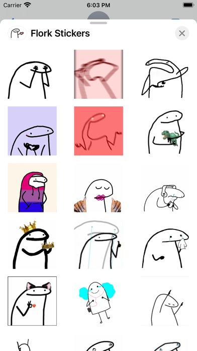 Flork Stickers Screenshot