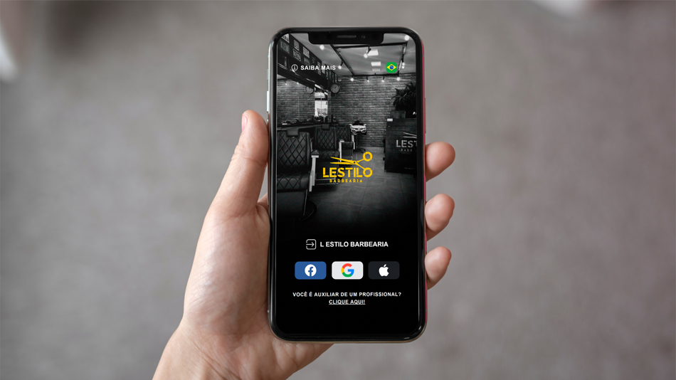 #1. L Estilo Barbearia (iOS) By: Mmtools Consultoria e Projetos De Informatica Ltda - ME