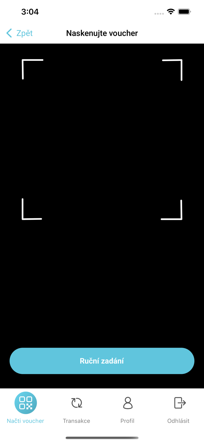 Aktivní město – voucher reader