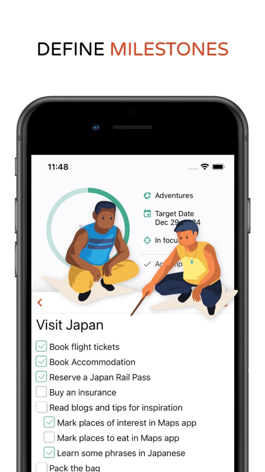 #4. Goal Tracker – Ambitionist (iOS) By: Maxim Novoseltsev