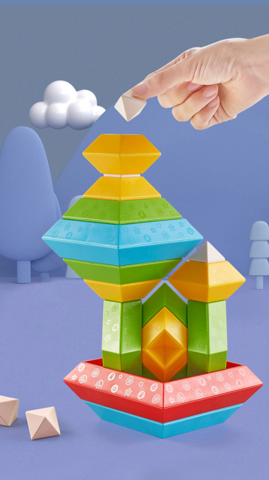 #5. Pyramid Blocks Tower (iOS) 由: 丰 连