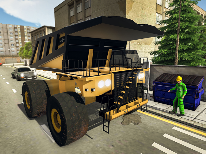 Park Heavy Loader Dumper Truck