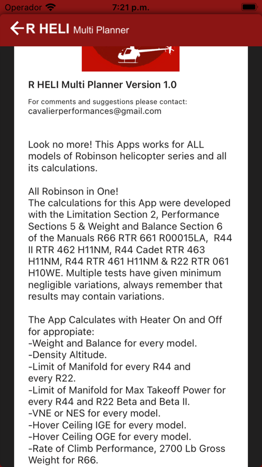 #4. R HELI Multi Planner (iOS) 由: Eugenio Jose Castillo Cruz