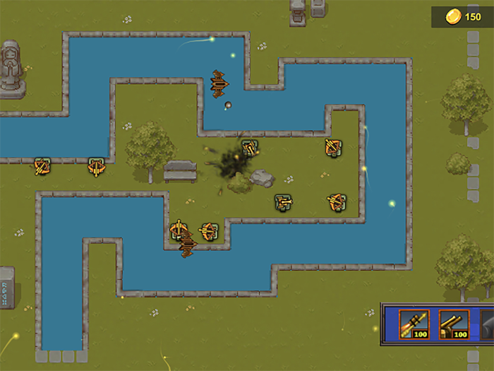 Tower Defence River Defense Go