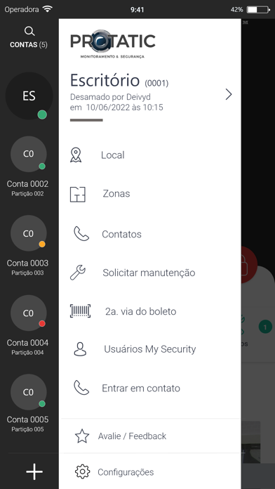 Protatic Segurança Screenshot