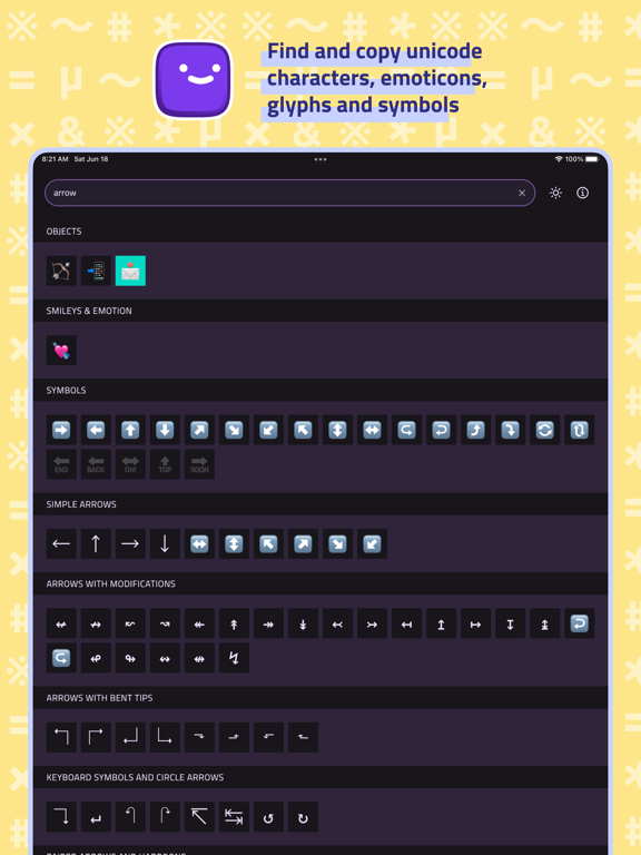 Emoji, Kaomoji, Symbols: Ejimo