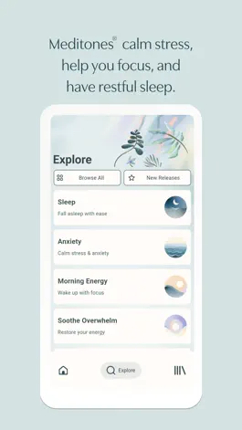 Game screenshot Restful: meditones® music apk