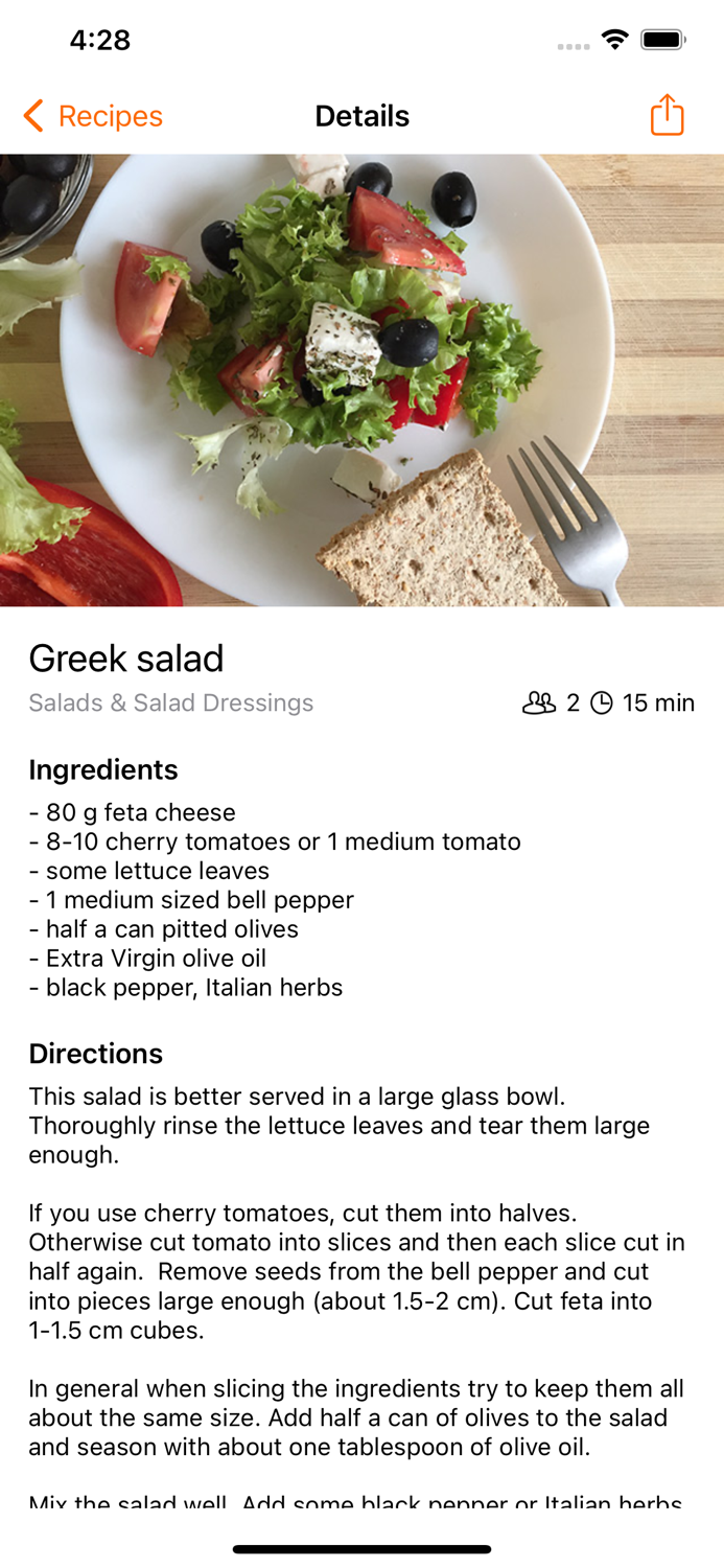 Cookbook - Recipes manager