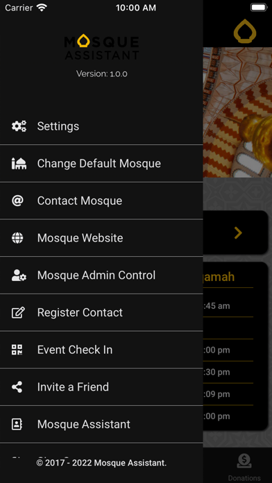 Mosque Assistant Screenshot