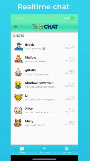 PoGO CHAT - Trainer community screenshot 1