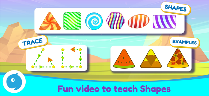 Shapes and colors learn games