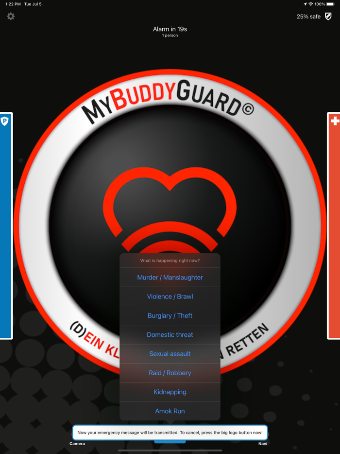 MyBuddyGuard - Notruf App
