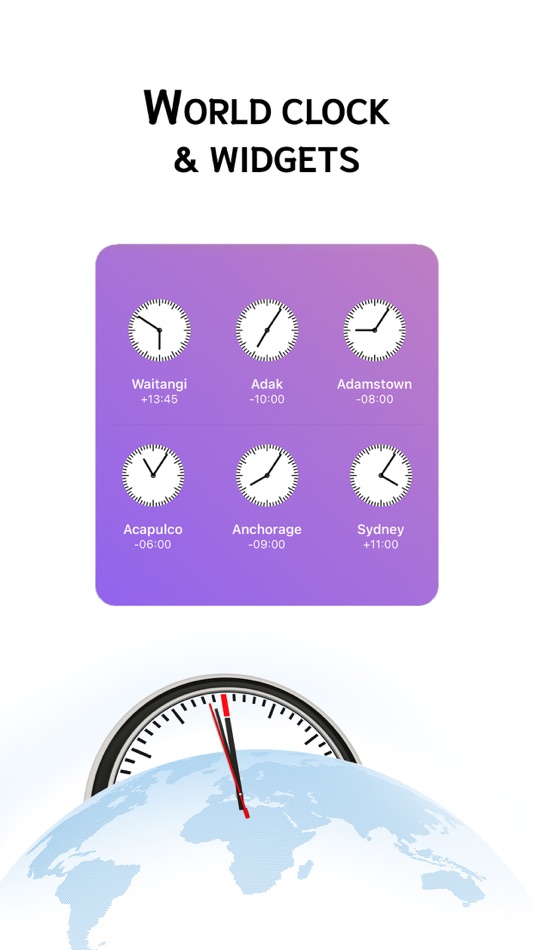 World Clock with Widget - 1.1 - (iOS)