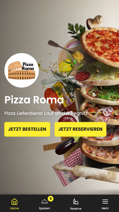 Pizza Roma Lauf an der Pegnitz Screenshot