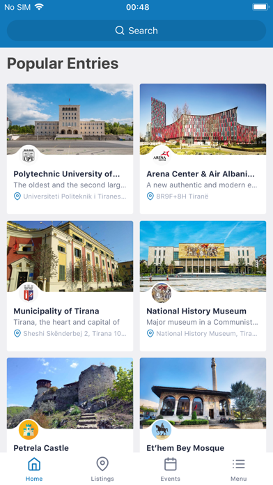 EYC TIRANA ArtCulture Screenshot