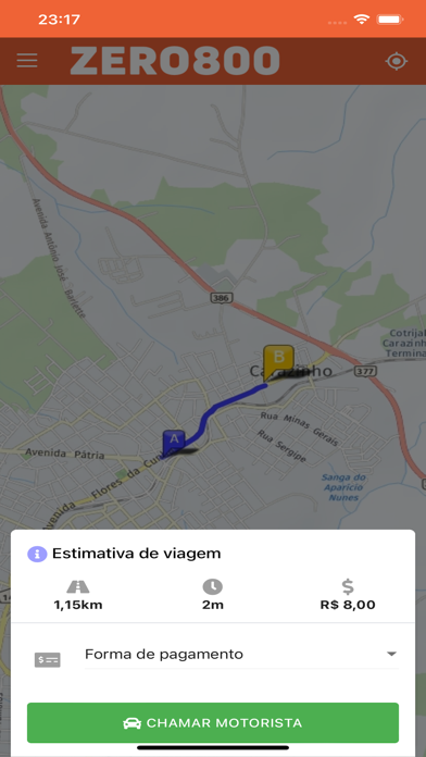 Zero800 - Passageiro Screenshot