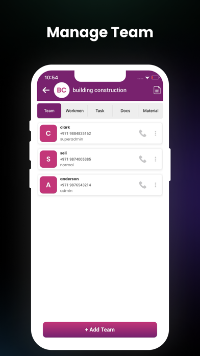 ConstructMe App Screenshot