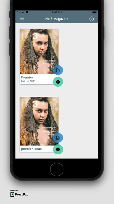 No.3 Magazine app Screenshot