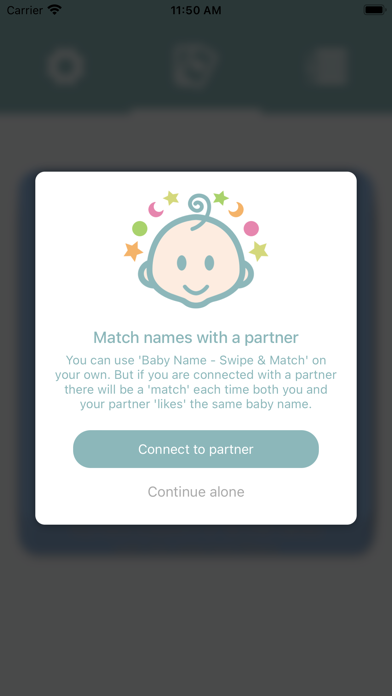 Baby Name – Swipe & Match Screenshot
