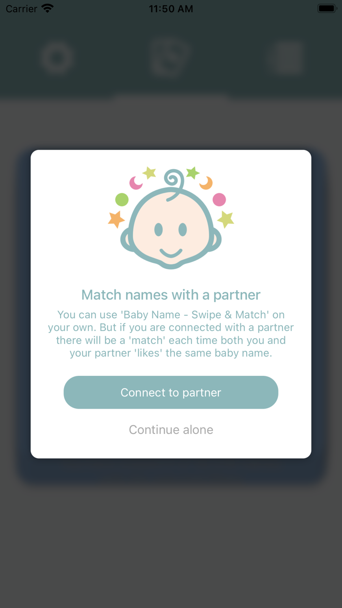 Baby Name – Swipe and Match